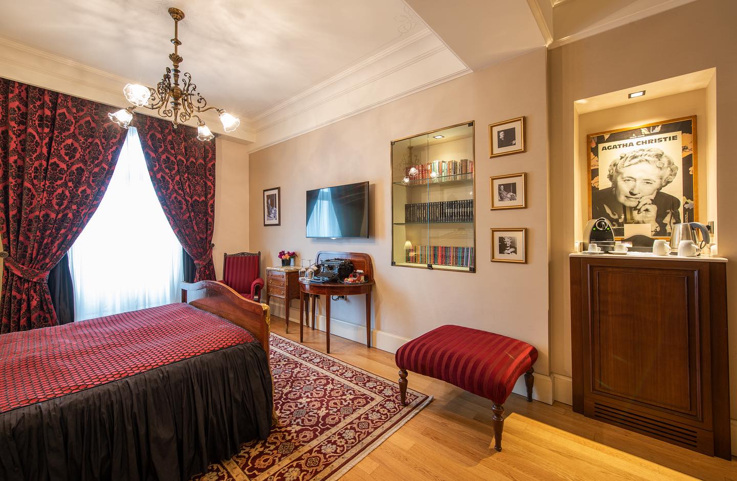 Pera Palas'taki Agatha Cristie odasının günümüzdeki hâli.